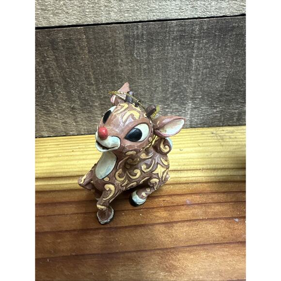 Jim Shore Traditions Rudolph Ornament Set of 5 Collection -plus Extra - Picture 5 of 8